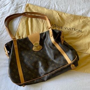 Louis Vuitton Monogram Stresa Brown Coated Canvas Bag